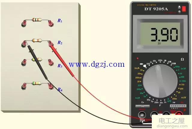 万用表测量电阻好坏万用表测量电阻的方法图解