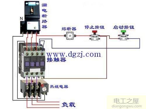 紧急按钮开关怎么接线_紧急按钮开关接线图