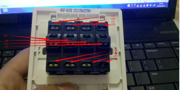 双控开关接线图实物图-灯开关串联怎么安装