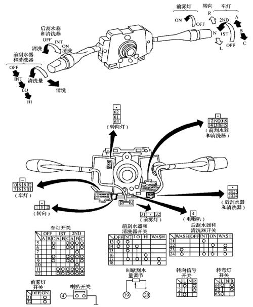 jk406c点火开关接线图启动开关接线图