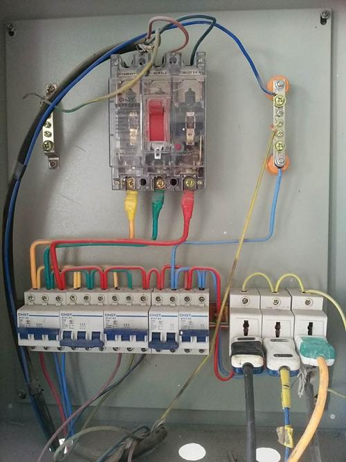 开关接线方法,家用220v灯泡接线图,家用配电箱正规接线图,380v配电箱