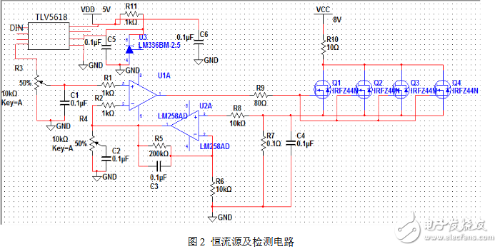 直流电子负载电路图大全四款直流电子负载电路原理图详解