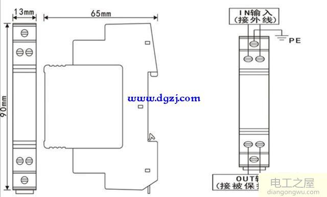 现场接线箱如何加浪涌保护器