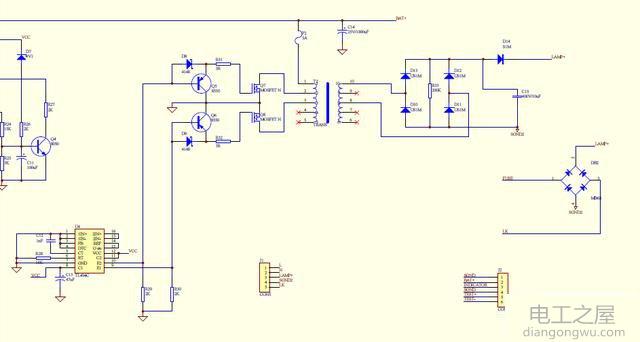12v直流变220v交流电路设计思路