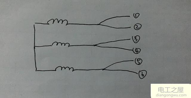 三相绕线式异步电动机转子六个引线头分不清怎么测试