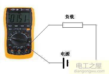 电压表串联在电源和负载两端测试的是什么电源