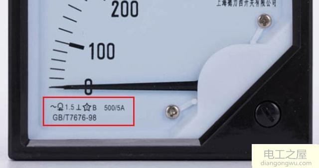 电流表铭牌含义及电流互感器500/5什么意思