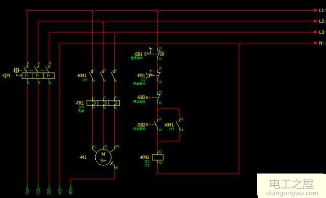 如何使电机通电延时和断电延时及电路控制原理图