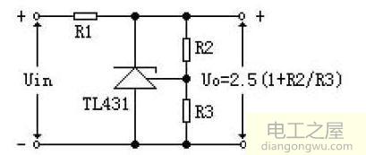 TL431组成的稳压电路分析步骤