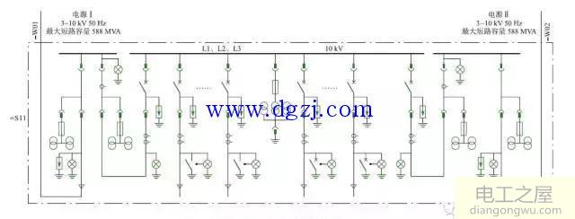 单母线分段接线及单电源多电源接地讲解