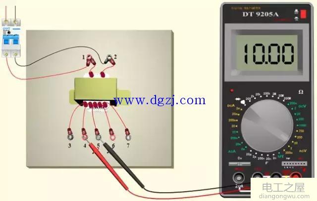 万用表如何测量交流电压_数字式万用表测量交流电压方法图解