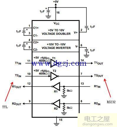 rs232转485电路图讲解