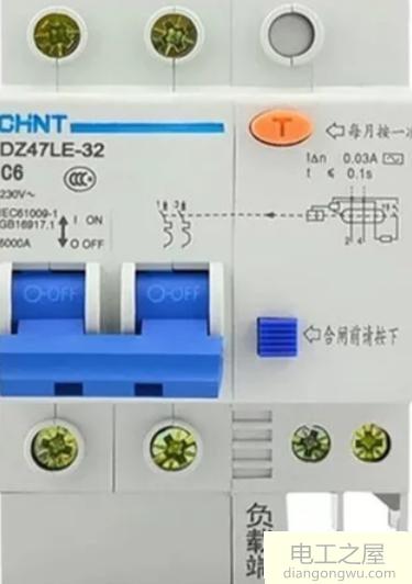 微型漏电保护断路器的按钮有什么用