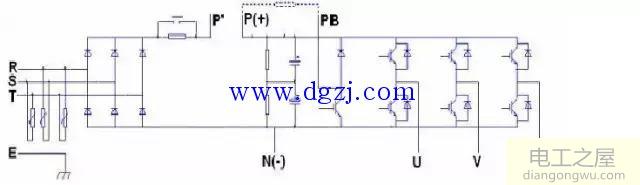 变频器维修电路分析图解