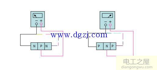 用万用表识别三极管极性