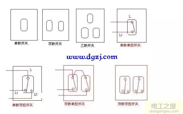 双联开关的原理是什么?双联开关的接法有几种