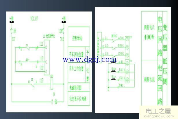配电室二次设备有哪些?二次设备接线图