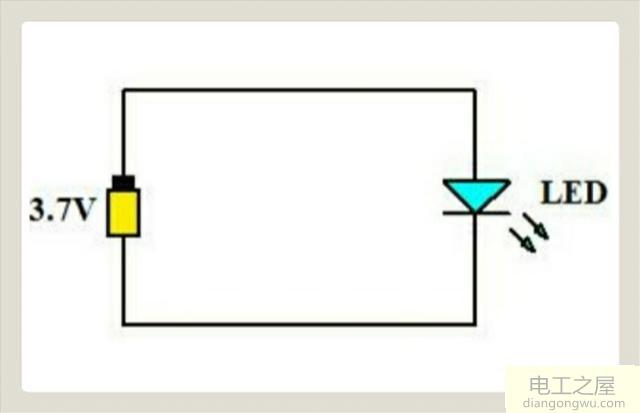 LED灯珠接入电路并且正偏时为何不会短路损坏