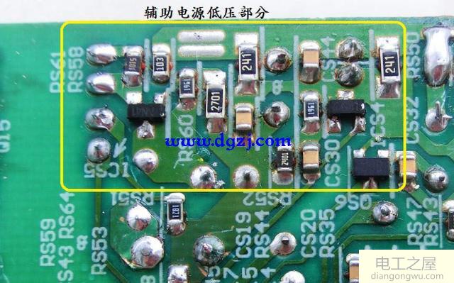 长虹液晶电视无待机电压维修实例