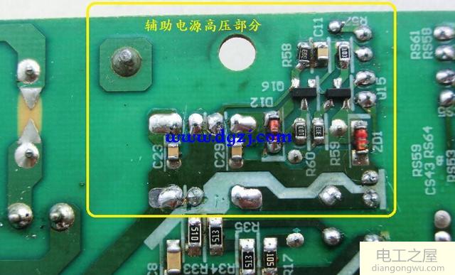 长虹液晶电视无待机电压维修实例