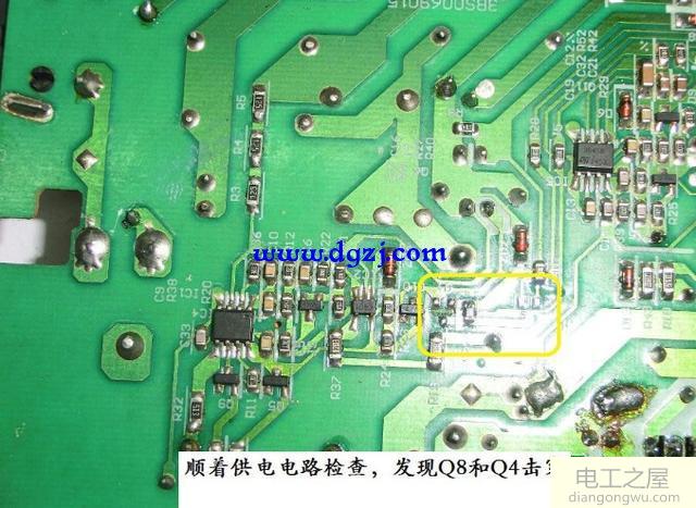 长虹液晶电视无待机电压维修实例