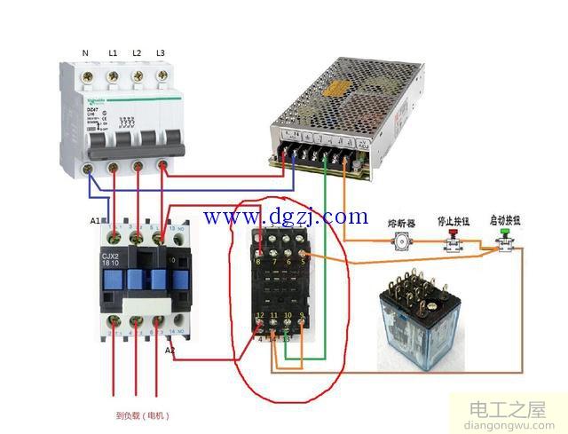 中间继电器和交流接触器的区别图解