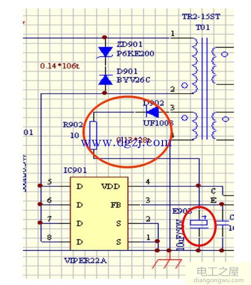 空调开关电源电路工作原理图