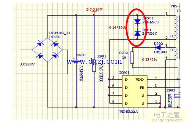 空调开关电源电路工作原理图