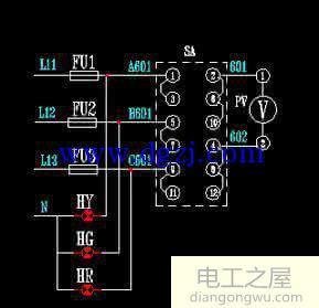 万能转换开关的作用_万能转换开关的电路符号_万能转换开关的原理