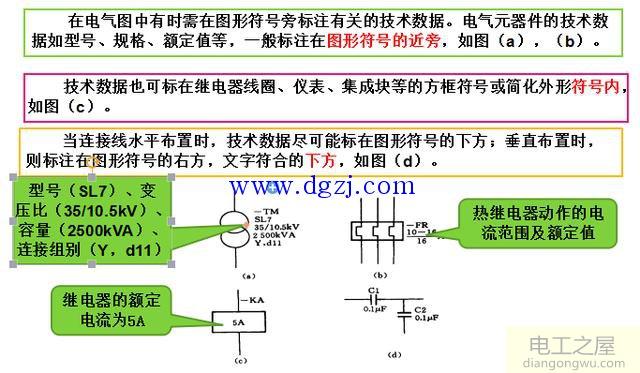 电气图导线表示方法和标注