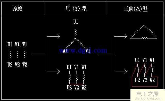 星三角启动电气原理图控制讲解分析