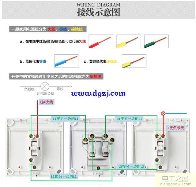 家用开关基础知识及接线图