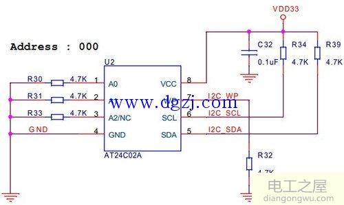 AT24c02电路图