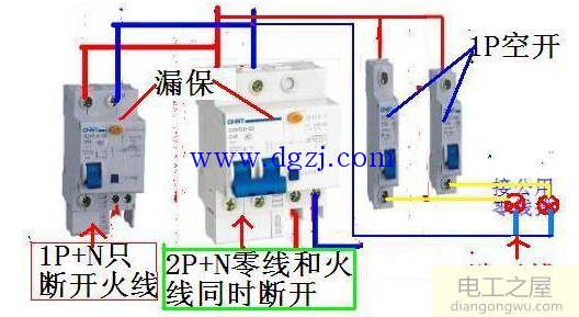 漏电保护开关怎么接线?漏电保护开关如何接线