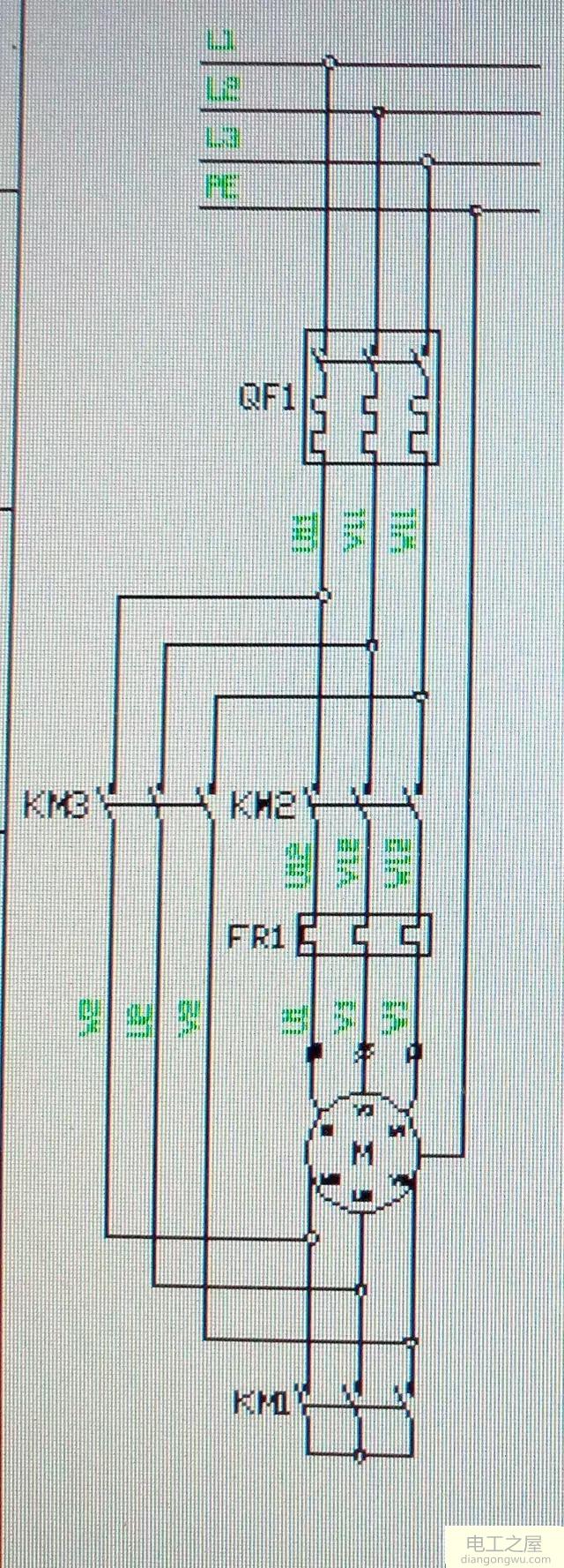 星三角电路中接触器怎么根据电机选型