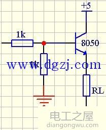 8050三级管开关电路图