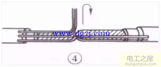 单股铜芯导线连接方法图解