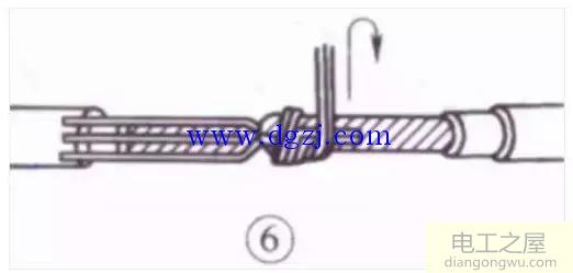 单股铜芯导线连接方法图解