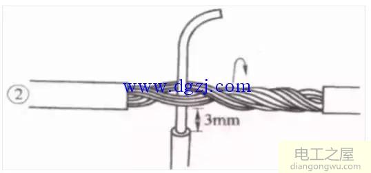 单股铜芯导线连接方法图解