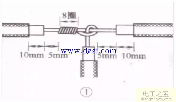 单股铜芯导线连接方法图解