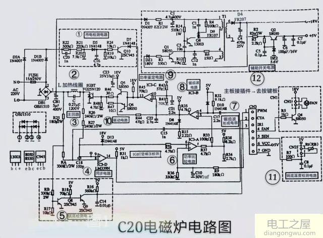 电磁炉保险丝断了怎么办?如何维修