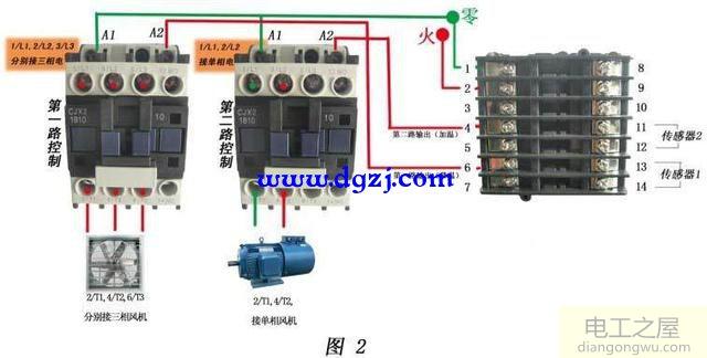 接触器接线方法说明及接触器接线图