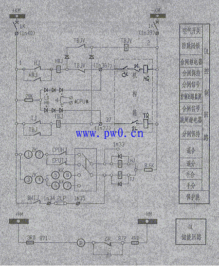 断路器的控制回路图_断路器控制回路图讲解
