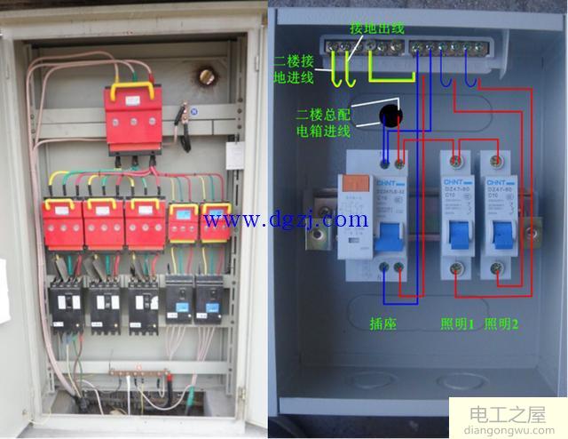 配电箱控制柜接线图详解