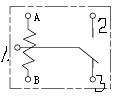 5脚<a href=http://www.diangongwu.com/zhishi/jidianqi/ target=_blank class=infotextkey>继电器</a>原理图和接线图