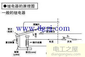 中间继电器接线原理图_施耐德中间继电器接线图