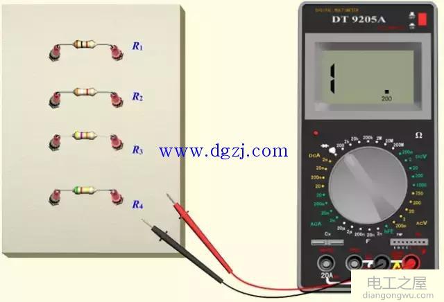 万用表测量电阻好坏_万用表测量电阻的方法图解