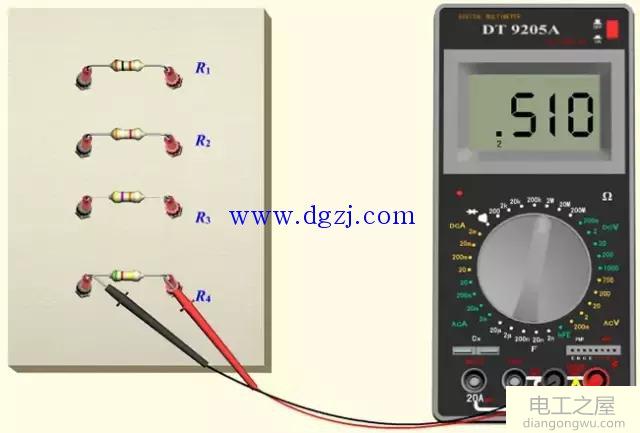 万用表测量电阻好坏_万用表测量电阻的方法图解