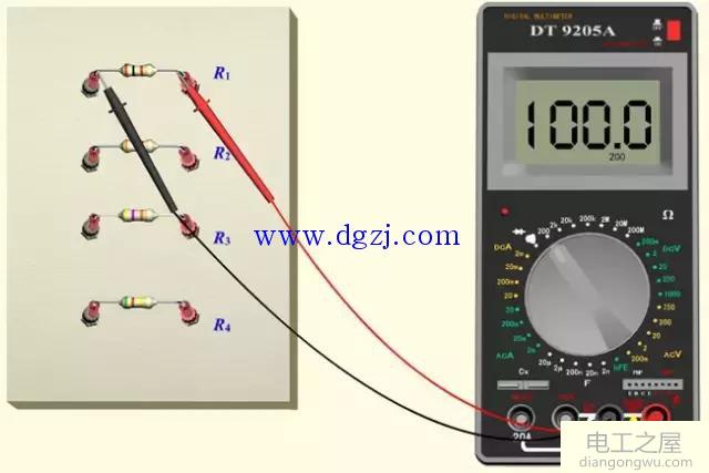 万用表测量电阻好坏_万用表测量电阻的方法图解