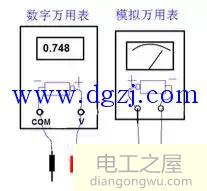 数字万用表电子元器件的识别与检测方法